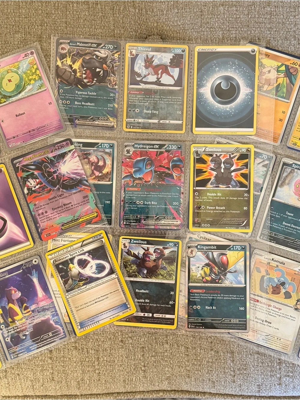 Pokémon 50+ Card Lot – Mega EX, Team Rocket, Cosmo Holos, Eeveelutions & More